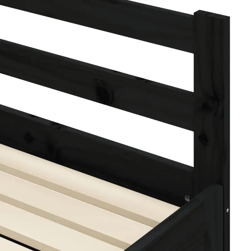2-in-1 slaapbank met onderschuifbed van massief grenenhout - Bedden & bedframes