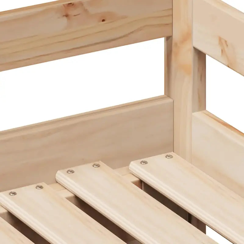 2-in-1 Slaapbank met onderschuifbed van massief grenenhout - Bedden & bedframes