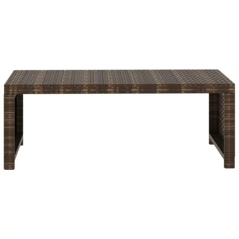 5-delige poly rattan loungeset met stalen frame inclusief levering - Bruin - Tuinsets