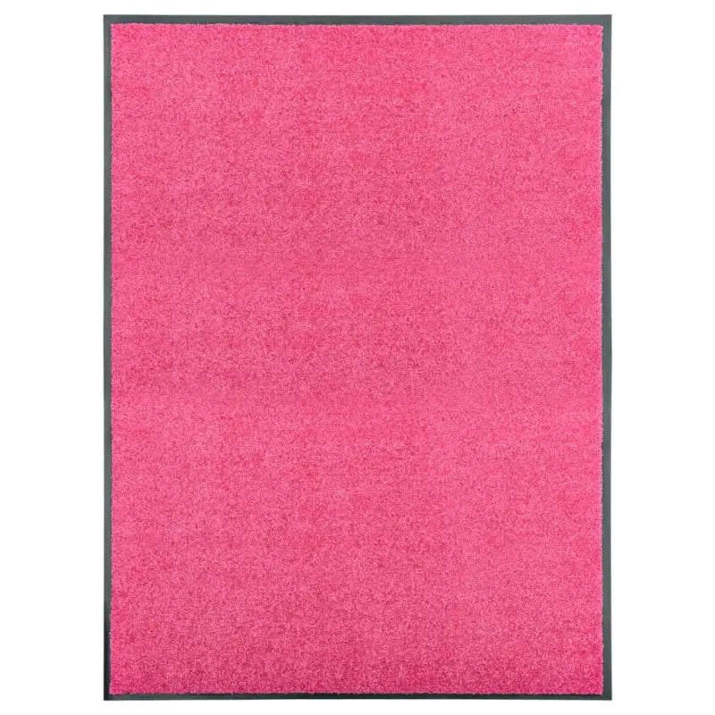 Anti-slip pvc deurmat voor binnen en buiten met absorberende werking - Roze / 90 x 120 cm / 1 - Deurmatten