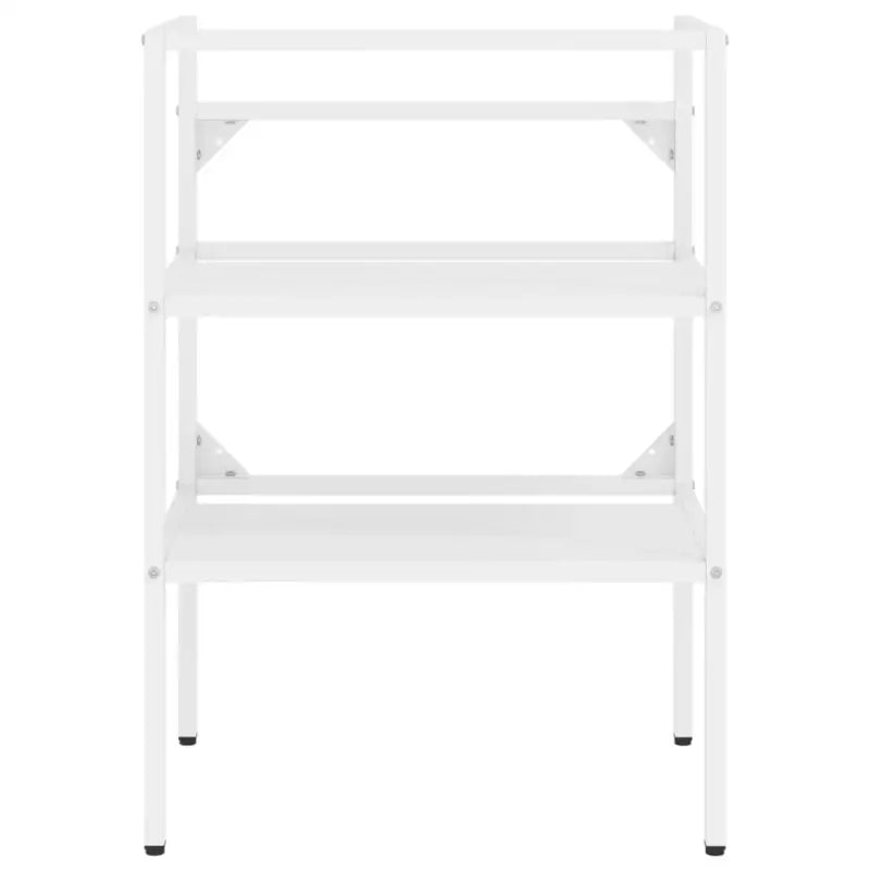 Badkamerkaptafel met gepoedercoat ijzer voor extra opbergruimte - Badkamerkaptafels