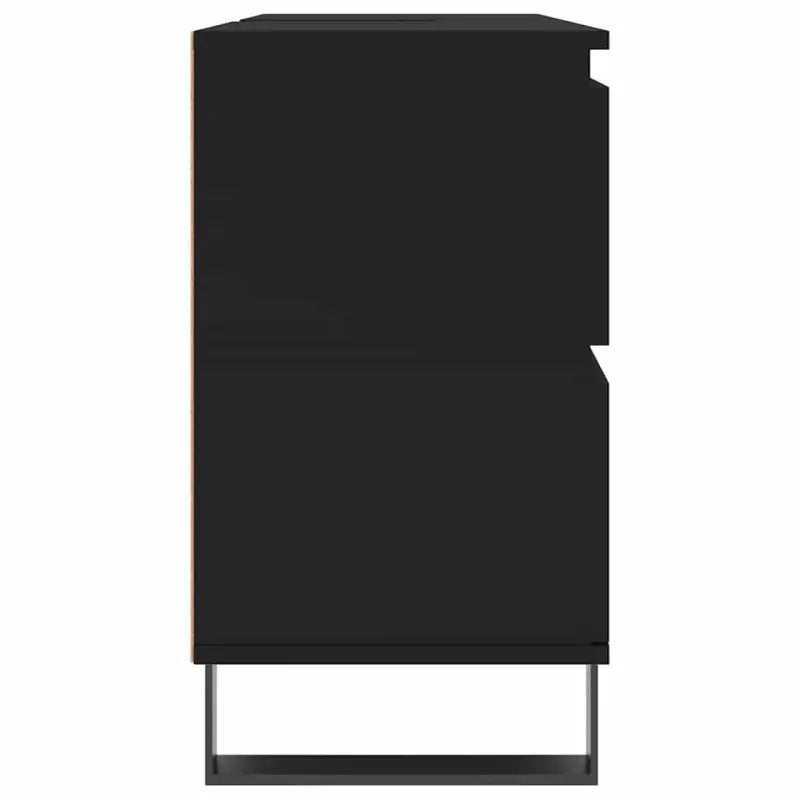 Badkamerkaptafel met ijzeren poten van bewerkt hout voor opbergruimte - Badkamerkaptafels