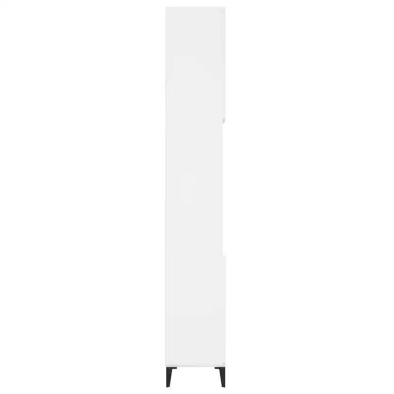 Badkamerkaptafels met metalen poten van bewerkt hout voor opbergruimte - Badkamerkaptafels