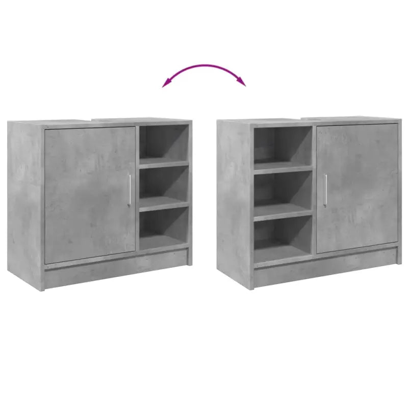 Badkamermeubelset met bewerkt hout voor een opgeruimde uitstraling - Badkamermeubelsets