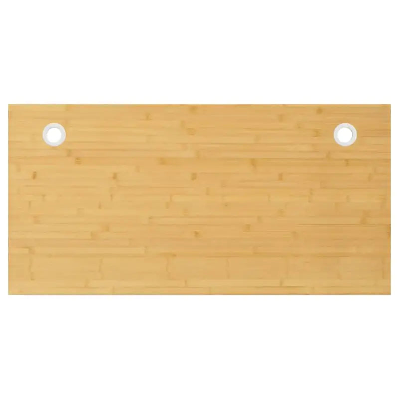 Bamboe bureaublad met gebogen rand en gelakte afwerking - 100 x 50 x 1.5 cm / Recht - Onderdelen en accessoires
