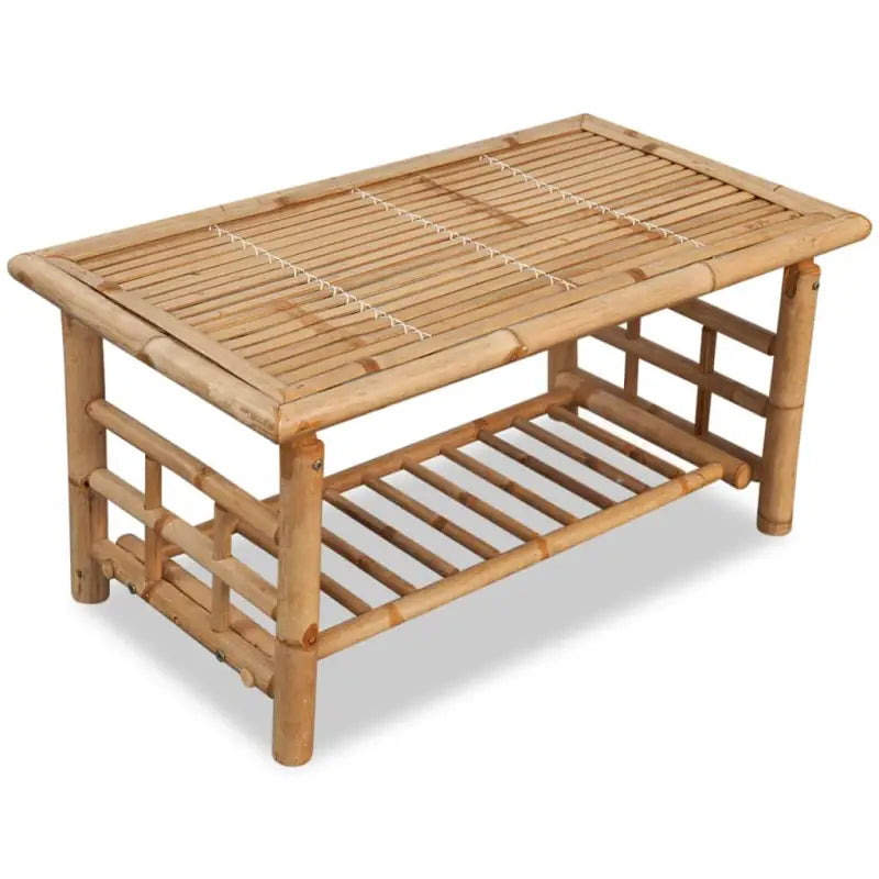 Bamboe Salontafel voor een Praktisch en Decoratief Interieur - 90 x 50 x 45 cm / 1 - Salontafels