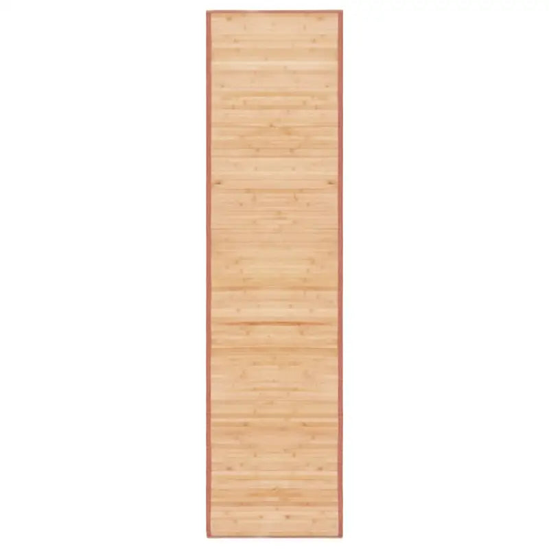 Bamboe vloerkleed met anti-slip onderkant voor veilige grip - Bruin / 80 x 300 cm - Vloerkleden