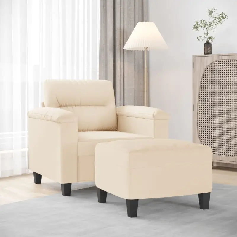Banken fauteuil een uitstekende keuze voor comfortabel en stijlvol zitten - Beige - Banken