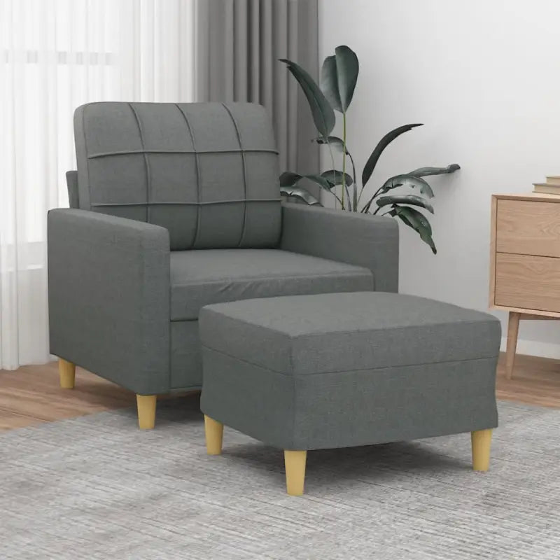 Banken fauteuil voor comfort en stijl in huis - Donkergrijs - Banken