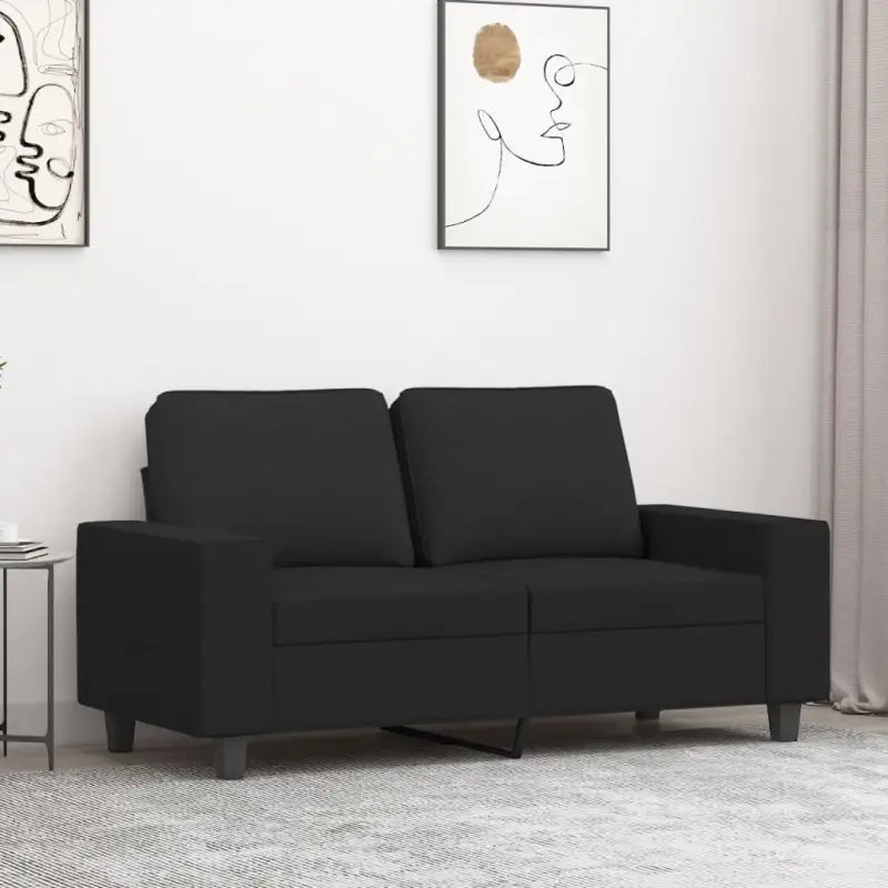 Banken fauteuil voor gezelligheid en ontspannen rust - Zwart / 120 cm - Banken