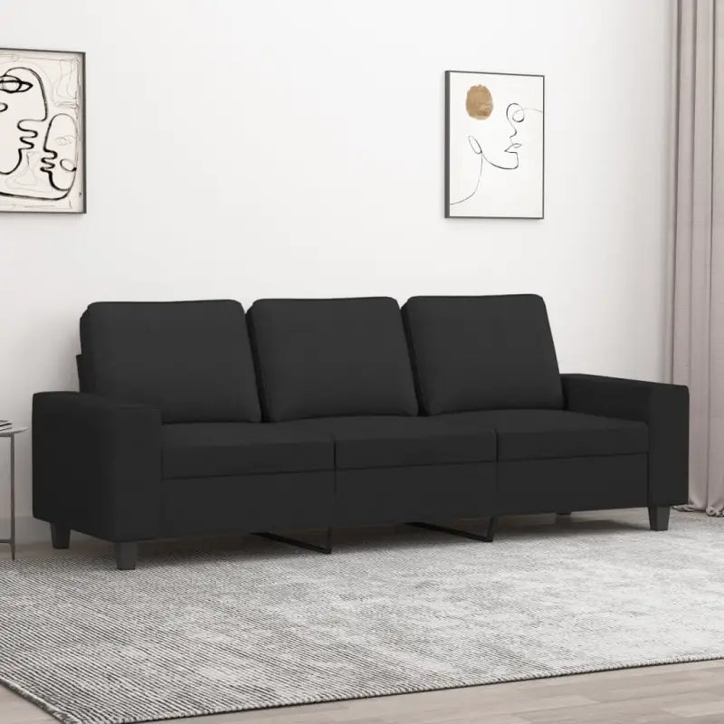Banken fauteuil voor gezelligheid en ontspannen rust - Zwart / 180 cm - Banken