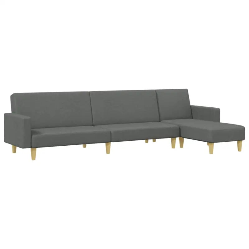 Banken loungeset met chaise longue en comfortabele hoogte rugleuning - Banken