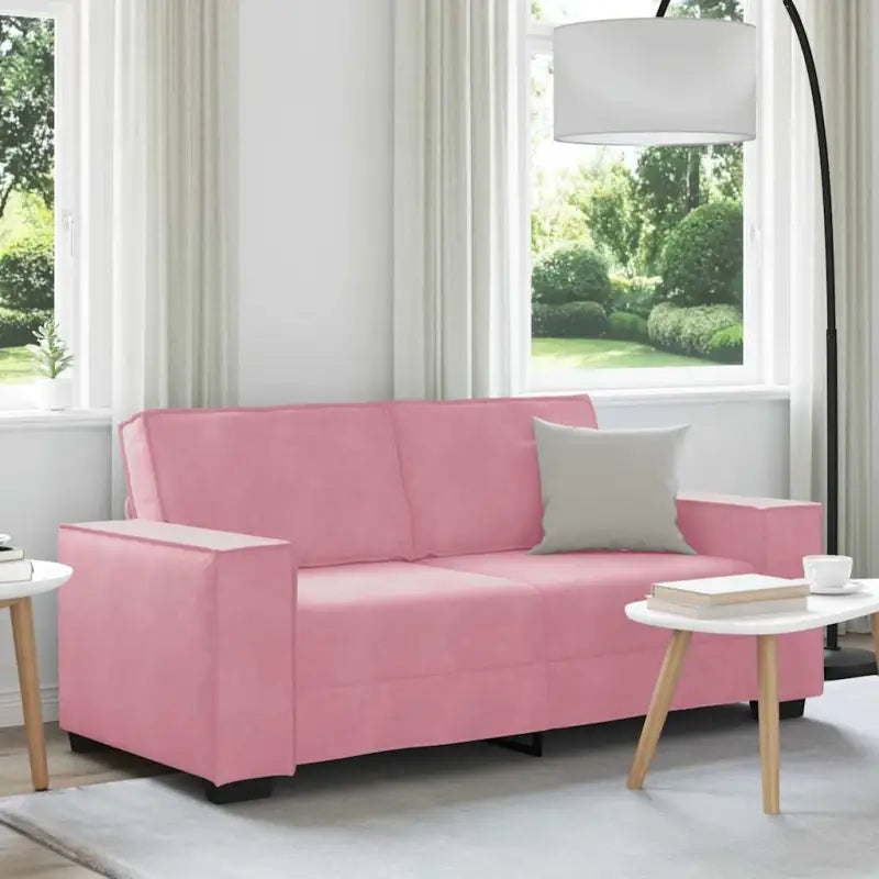 Banken met brede armleuningen voor gezelligheid en stijl in huis - Roze / 140 cm - Banken