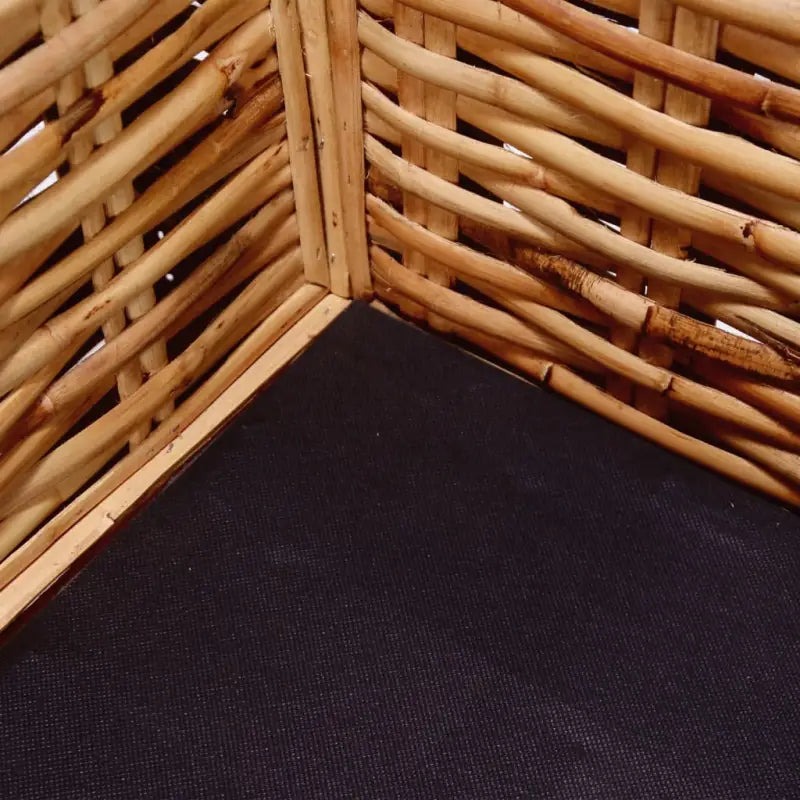 Banken set met natuurlijk rattan levering bevat ruime breedte zitting - 2-zits + 3-zits - Banken