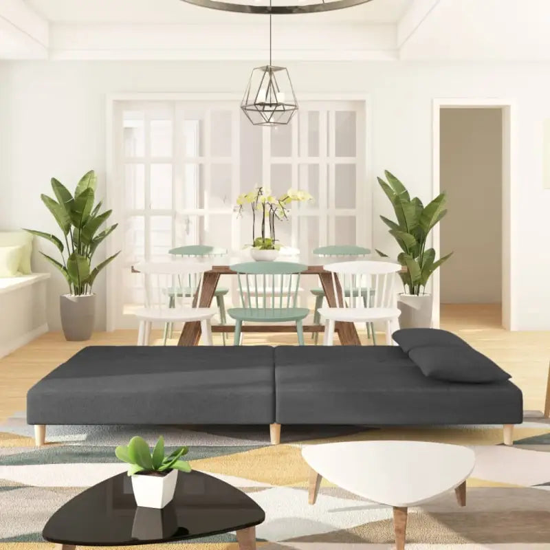 Banken slaapbank met comfortabele zit en totale afmetingen - Banken