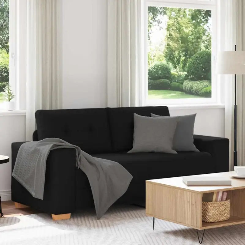 Banken voor een comfortabele zitervaring met stijl en ontspanning - Zwart / 140 cm - Banken