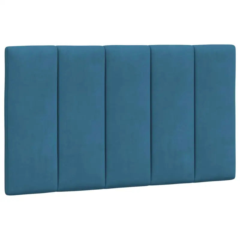 Bed met multiplex lattenbodem en 22d PU-schuim in blauw materiaal - Bedden & bedframes