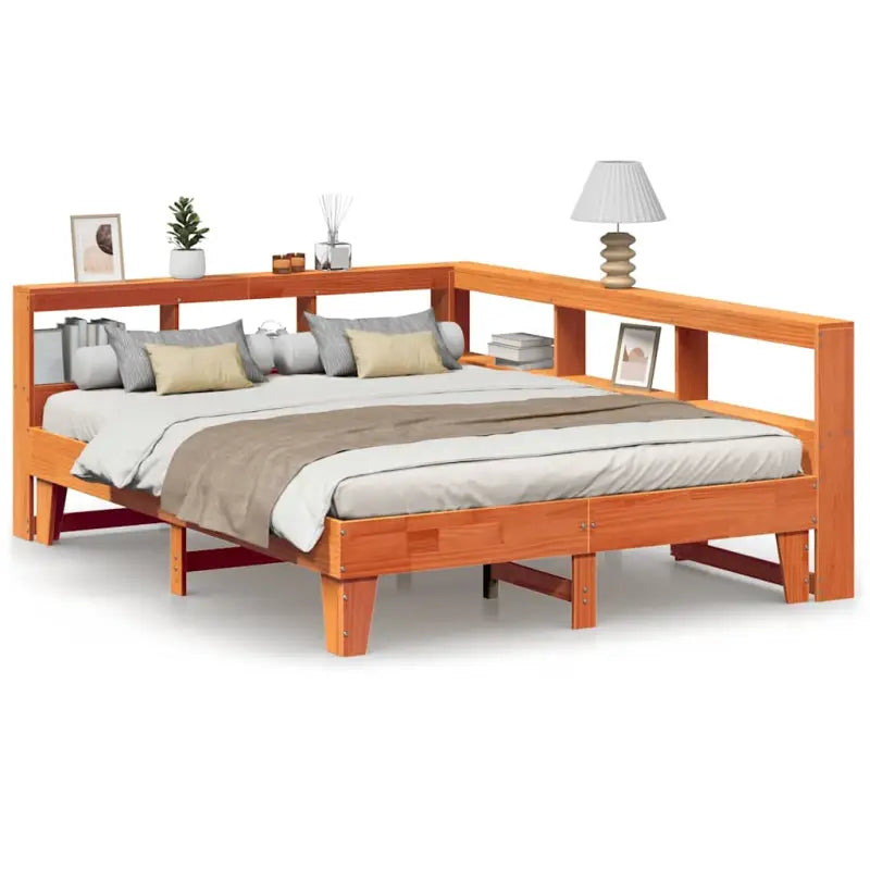 Bedden en bedframes met massief grenenhout en mooie totale afmetingen - Bedden & bedframes