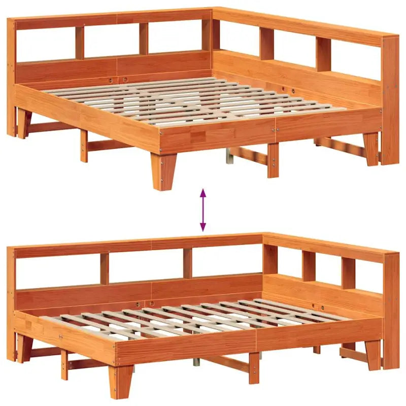Bedden en bedframes met massief grenenhout en mooie totale afmetingen - Bedden & bedframes