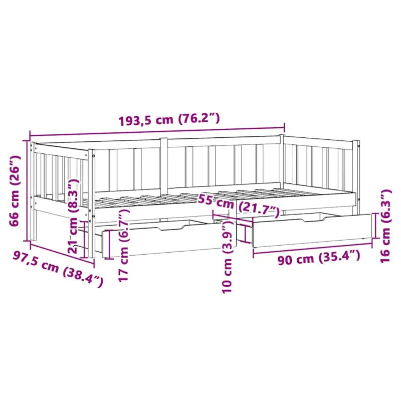 Bedden en bedframes met massief grenenhout en rustieke charme - Bedden & bedframes