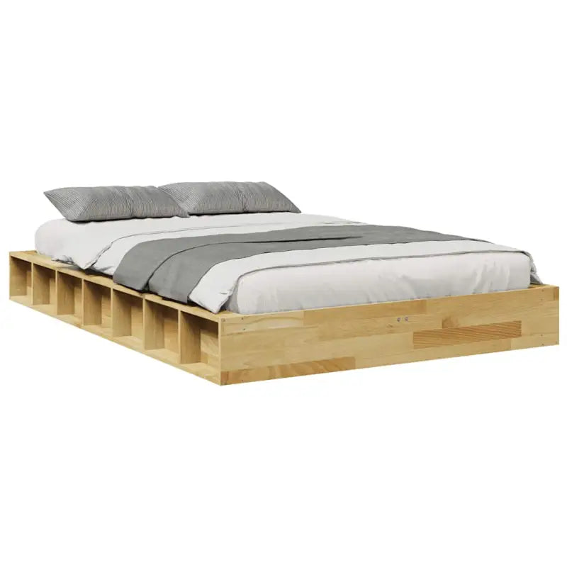 Bedframe in massief eikenhout voor een sterke en duurzame slaapkamer - Bedden & bedframes