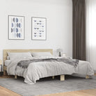 Bedframe met multiplex lattenbodem en bewerkt hout voor een goede nachtrust - Sonoma eiken / 180 x 200 cm - Bedden &