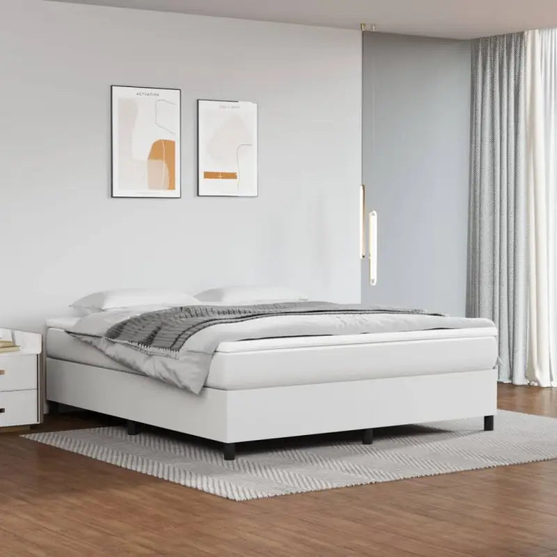 Bedframe met multiplex lattenbodem voor een comfortabele slaapervaring - Wit / 160 x 200 cm / 35 cm - Bedden & bedframes