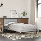 Bedframe van bewerkt hout voor een stabiele en duurzame slaapruimte - Grijs sonoma / 90 x 200 cm - Bedden & bedframes