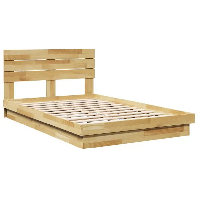 Bedframe van massief eikenhout voor een stabiele en stijlvolle slaapkamer - Bedden & bedframes