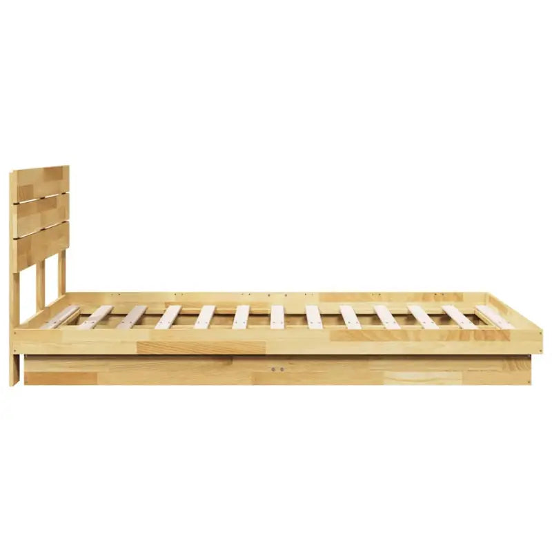 Bedframe van massief eikenhout voor een stabiele en stijlvolle slaapkamer - Bedden & bedframes