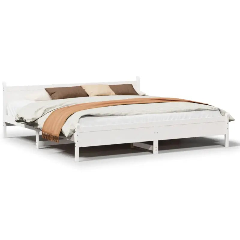 Bedframe van massief grenenhout met extra opbergruimte voor je slaapkamer - Bedden & bedframes