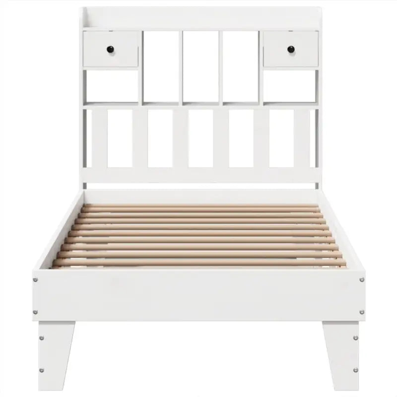 Bedframe van massief grenenhout met extra opbergruimte - Bedden & bedframes