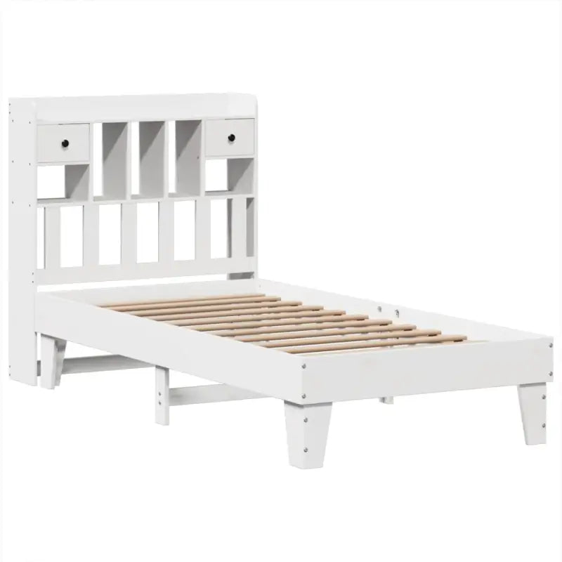 Bedframe van massief grenenhout met extra opbergruimte - Bedden & bedframes