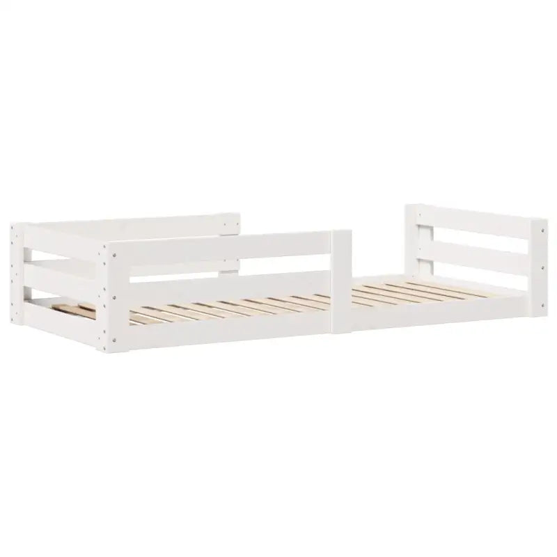 Bedframe van massief grenenhout met extra opbergruimte - Bedden & bedframes