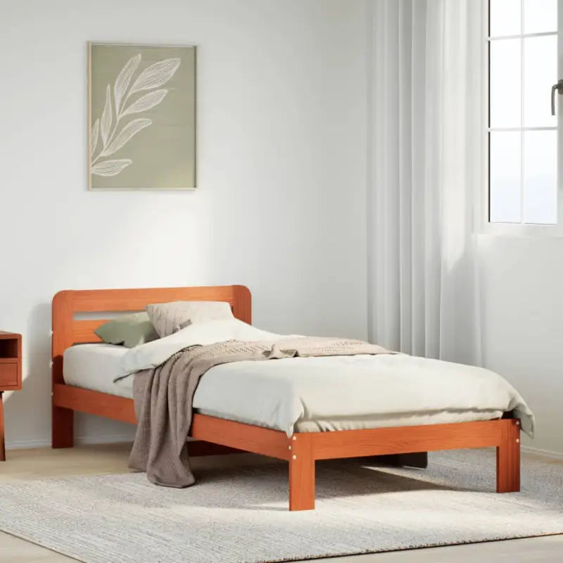 Bedframe van massief grenenhout met extra opbergruimte voor elke slaapkamer - Bedden & bedframes