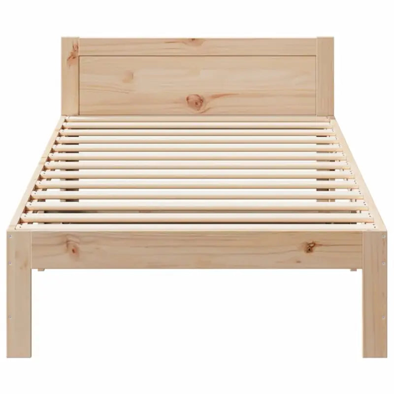 Bedframe van massief grenenhout met voorgeboorde gaten for een stabiele slaapplek - Bedden & bedframes