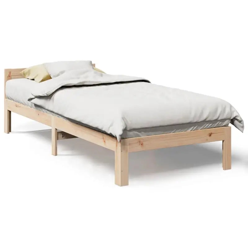 Bedframe van massief grenenhout met voorgeboorde gaten for een stabiele slaapplek - Bedden & bedframes