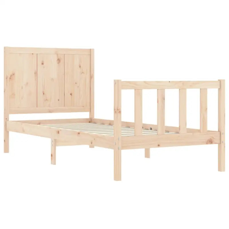 Bedframe van massief grenenhout voor een comfortabele slaapkamer - Bedden & bedframes