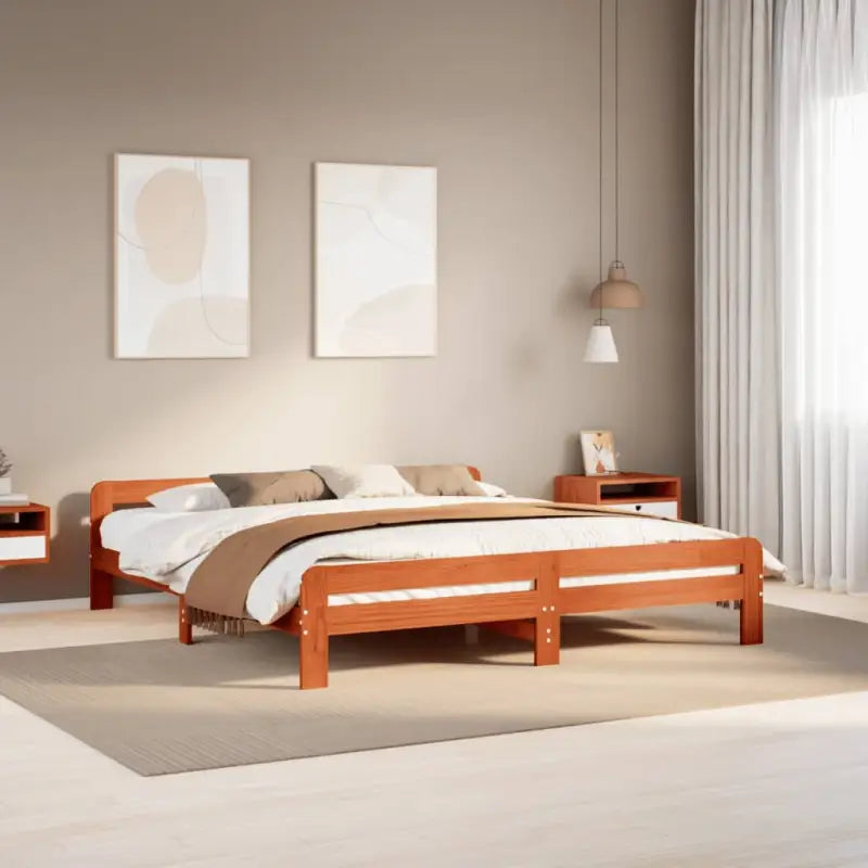 Bedframe van massief grenenhout voor een goede nachtrust - Bedden & bedframes