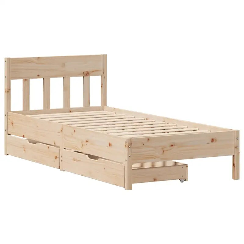 Bedframe van massief grenenhout voor een stabiele en duurzame slaapkamer - Bedden & bedframes