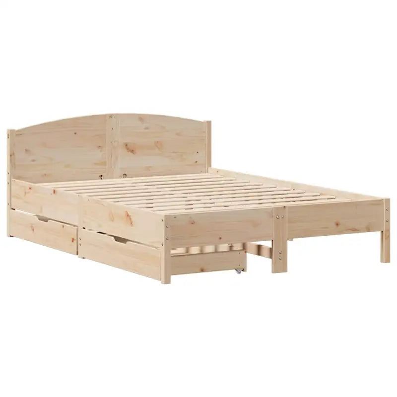 Bedframe van massief grenenhout voor een stabiele slaapkamer basis - Bedden & bedframes