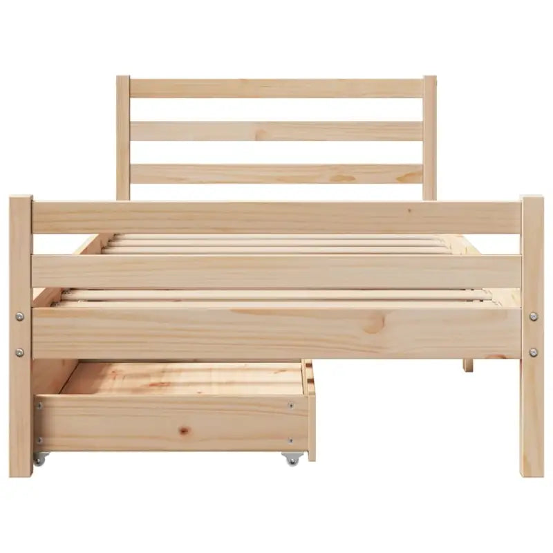 Bedframe van massief grenenhout voor een stabiele slaapplek - Bedden & bedframes