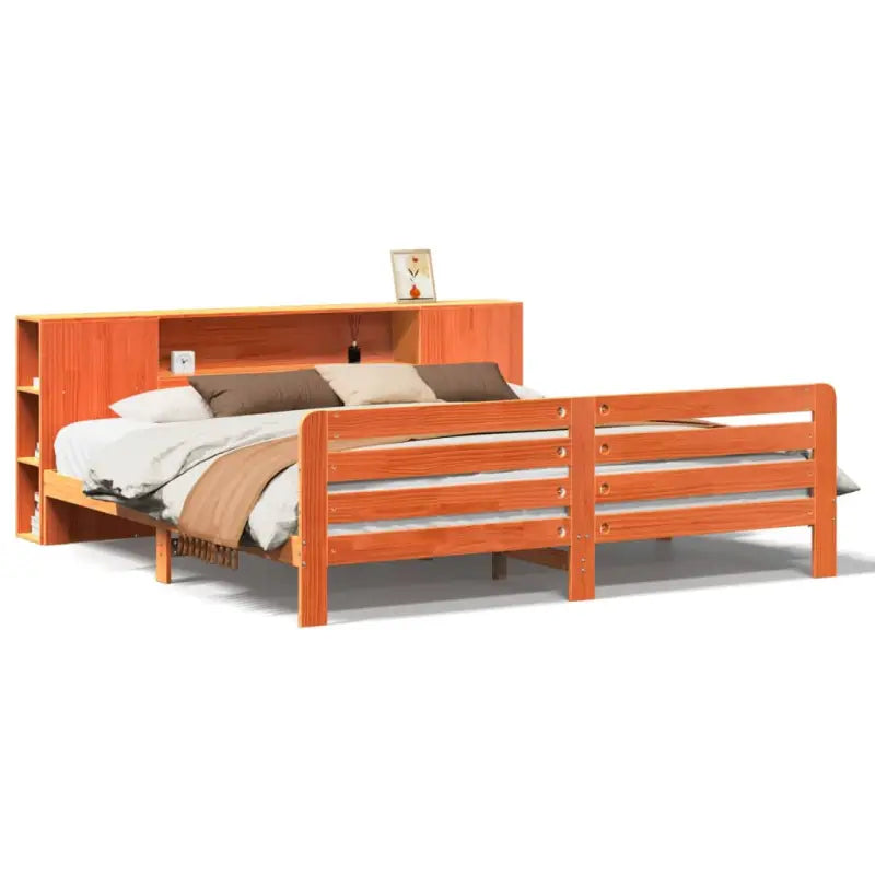 Bedframe van massief grenenhout voor een stevige en duurzame slaapplaats - Bedden & bedframes