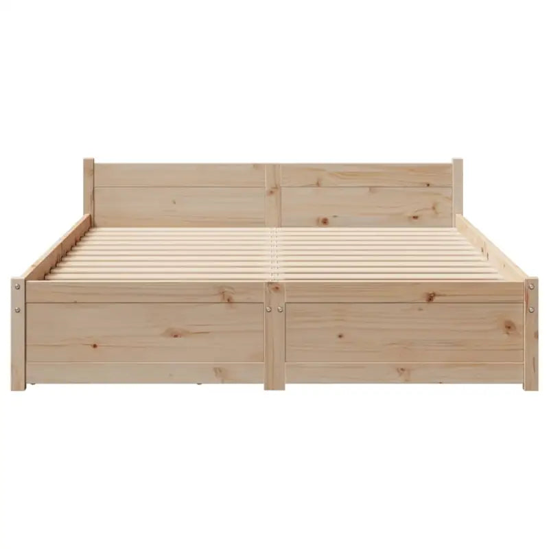Bedframe van massief grenenhout voor een stevige en duurzame slaapruimte - Bedden & bedframes