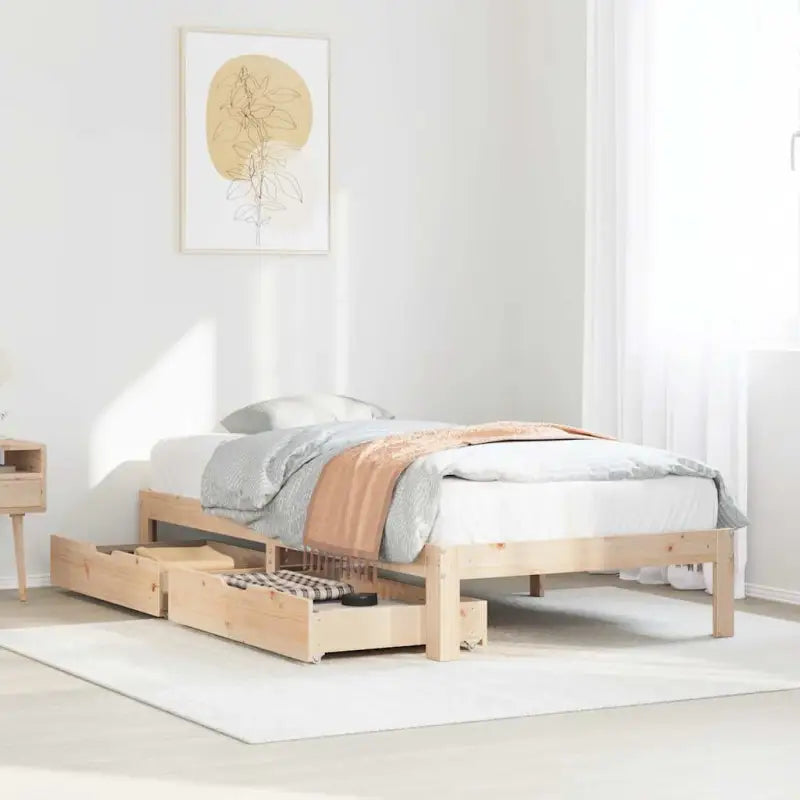 Bedframe van massief grenenhout voor een stevige en duurzame slaapkamer - Bedden & bedframes