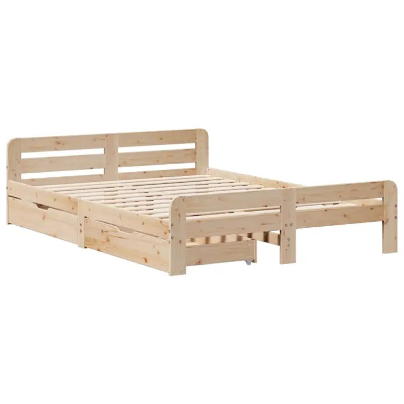 Bedframe van massief grenenhout voor een stevige en duurzame slaapruimte - Bedden & bedframes