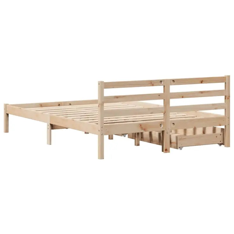 Bedframe van massief grenenhout voor een stevige en duurzame slaapkamer - Bedden & bedframes