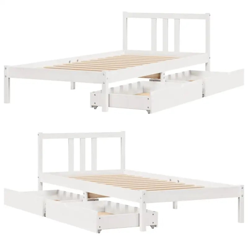 Bedframe van massief grenenhout voor stabiele en duurzame slaapgemoedsrust - Bedden & bedframes