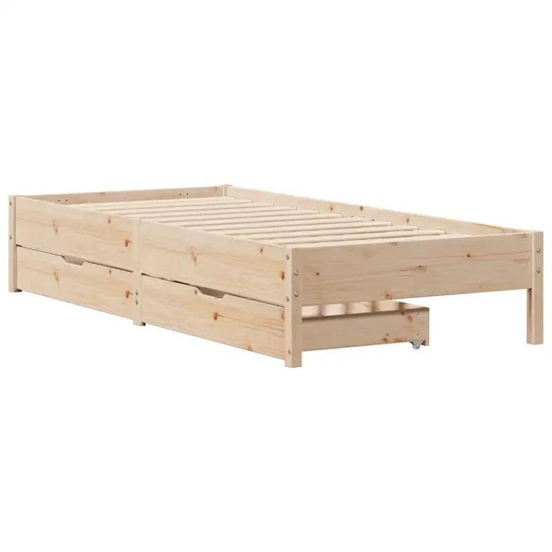 Bedframe van massief grenenhout voor stevige en duurzame slaaprust - Bedden & bedframes
