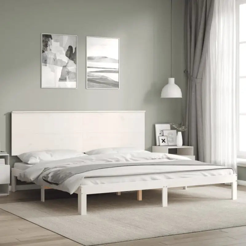 Bedframe van massief grenenhout voor uitstekende ondersteuning en stijl - Bedden & bedframes